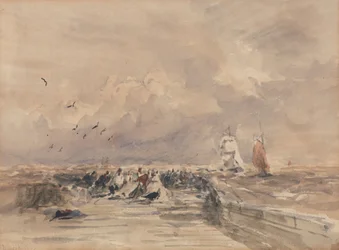 Dieppe Pier, steife Brise